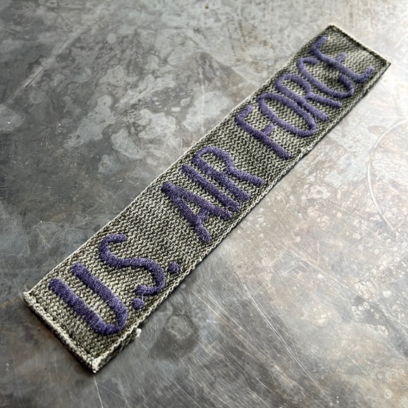 U.S. AIR FORCE embroidered tape patch - Vintage - Picture 3 of 10
